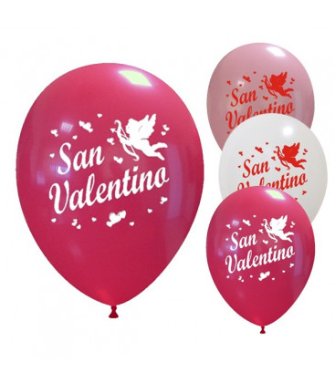 Palloncini assortiti San Valentino - Ø 30cm - 50 pezzi
