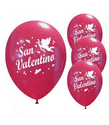 Palloncini rossi San Valentino - Ø 30cm - 50 pezzi