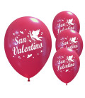 Palloncini rossi San Valentino - Ø 30cm - 50 pezzi