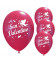 Palloncini rossi San Valentino - Ø 30cm - 50 pezzi