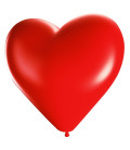 Palloncini cuore rossi - Ø 25cm - 100 Pezzi