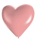 Palloncini cuore rosa - Ø 25cm - 100 Pezzi