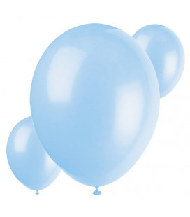 Palloncini azzurri biodegradabili - Ø 23 cm - confezione da 30