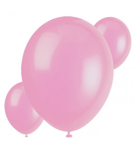 Palloncini rosa biodegradabili - Ø 23 cm - confezione da 30