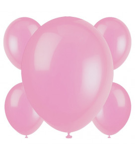 Palloncini rosa biodegradabili - Ø 23 cm - confezione da 50