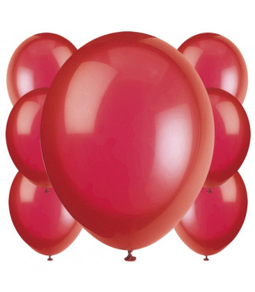 Palloncini rossi biodegradabili - Ø 23 cm - confezione da 100 