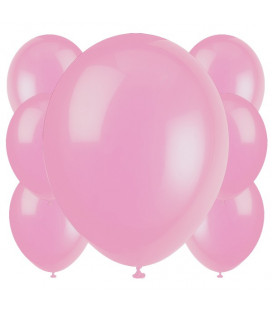 Palloncini rosa biodegradabili - Ø 23 cm - confezione da 100