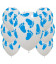 Palloncini Piedini Azzurri - Ø 30 cm - confezione da 100