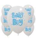 Palloncini Baby Boy Azzurri - Ø 30 cm - confezione da 100