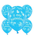 Palloncini battesimo Azzurri - Ø 30 cm - confezione da 25