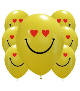 Palloncini Hearts smiles - Ø 30cm - 100 pezzi