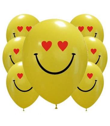 Palloncini Hearts smiles - Ø 30cm - 100 pezzi