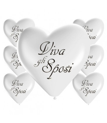 Palloncini Cuore Da 6125cm Busta 100pz Verdi