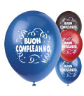 Palloncini Buon Compleanno - Ø 30 cm - 50 pezzi