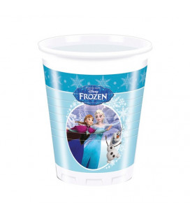 Frozen - Bicchiere Ice Skating 200 ml - 8 pezzi