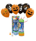 Kit Elio MEDIUM + 16 palloncini assortiti Halloween - Ø 27 cm