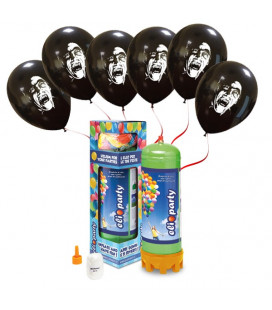 Kit Elio MEDIUM + 16 palloncini Dracula - Ø 27 cm