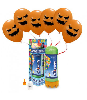 Kit Elio MEDIUM + 16 palloncini Zucca - Ø 27 cm