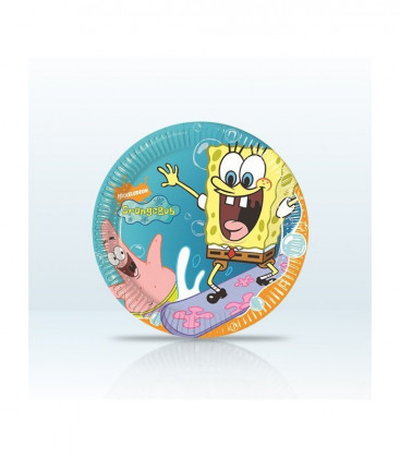 SpongeBob - Piatto 20 cm - 10 pezzi