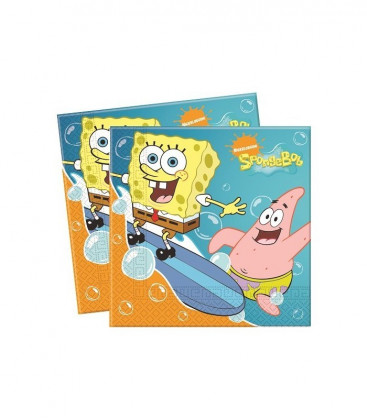 SpongeBob - Tovaglioli 33x33 cm - 20 pezzi