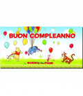 Winnie the Pooh - Wall Banner Buon Compleanno