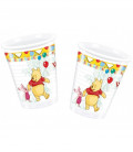 Winnie the Pooh - Bicchiere Plastica 200 ml -8 pezzi