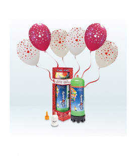 Kit Elio MEDIUM + 12 palloncini assortiti stampa Cuori - Ø 30 cm