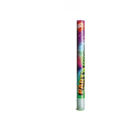 Cannone spara coriandoli multicolore - 30 / 40 cm